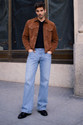 LEVORCE Loose Fit Men Light Blue Jeans