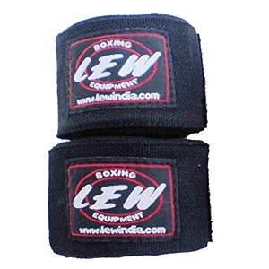 lew mexican style boxing 500cm long with elastic hand amp wrist support spandex multicolor hand wraps black