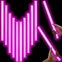 Lewtemi 10 Pcs Large Glow Sticks Jumbo
