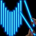 Lewtemi 10 Pcs Large Glow Sticks Jumbo