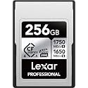 Lexar 256GB Professional CFexpress Type A Silver 4.0 Memory Card, for Photographers, Videographers, Up to max 1750/1650 MB/s, 8K Video (LCAEXS4256G-RNENU)
