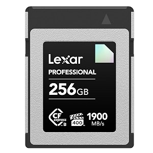 lexar diamond series professional 256gb cfexpress type-b memory card