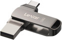Lexar JumpDrive Dual Drive D400 128 GB OTG Drive Compatible with Mobile USB 3.2 Metal Case