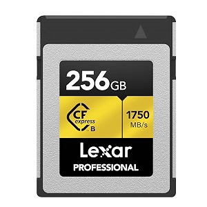 lexar professional gold series cfexpress card 256gb type b cf up to 1750mbs reading adopt pcie 30 nvme memory card for professional photographer videographer lcxexpr256g-rneng