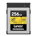 Lexar Professional Gold Series CFexpress Card 256GB, Type B CF, Up to 1750MB/s Reading, Adopt PCIe 3.0 NVMe, Memory Card for Professional Photographer, Videographer (LCXEXPR256G-RNENG)