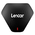 Lexar Multi-Card 3-in-1 SD/Micro SD/CF Card Reader, Up to 312MB/s, USB 3.1