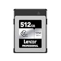 Lexar Professional Silver Series 512GB CFexpress Type B Card - Up to 1750MB/s Read, PCIe Gen3x2, Compatible with DSLR, Backward with XQD Camera (LCXEXSL512G-RNENG)
