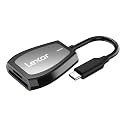 Lexar Dual-Slot SD/Micro SD Card Reader, Up to 312MB/s Read, USB-C