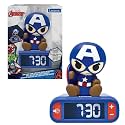 LEXiBOOK, Avengers Nightlight Alarm Clock, RL800AV1