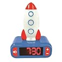LEXiBOOK, Rocket Nightlight Alarm Clock, RL800SPC