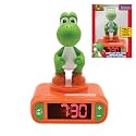 LEXiBOOK, Super Mario, Yoshi Nightlight Alarm Clock, RL800NI1