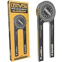 LEXIVON Aluminum Miter Saw Protractor | 7-Inch Rust Proof Angle Finder Featuring Precision Laser Engraved Scales (LX-230)