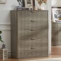 LEYAOYAO Fluted 5 Drawers Dresser for Bedroom
