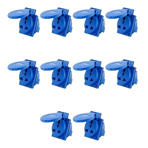 leyden 2pe 16a 220vac industrial plug socket with plug ip44 waterproof suko plug socket male female connector 2 pin uni panel socket 10