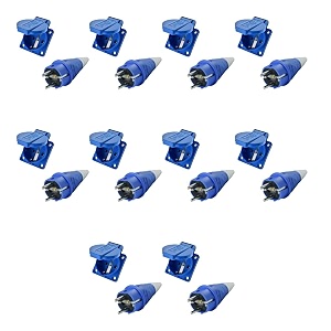 leyden 2pe 16a 220vac industrial plug socket with plug ip44 waterproof suko plug socket male female connector 2 pin suko panel amp plug 10