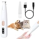 LEYOUFU Dog Clippers for Grooming, 2 Speed Low Noise Cordless Dog Paw Trimmer, Rechargeable Small Pet Hair Trimmer for Grooming, Cat Hair Clippers Shaver for Paws, Eyes, Ears, Face, Rump