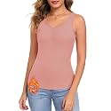 LEYSHE Thermal Tank Tops for Women Fleeve Lined Underwear Cami