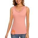 LEYSHE Thermal Tank Tops for Women Fleeve Lined Underwear Cami