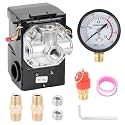 LF10-4H Pressure Switch 135-175 Psi, 26A 220 Volt with 4 Port 1/4 inch NPT