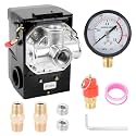 LF10-4H Pressure Switch 95-125 Psi, 20A 120 Volt with 4 Port 1/4 in NPT