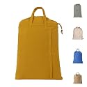 LFH Home Cotton Rich Canvas Large Laundry Bag with Handle, Heavy Duty Drawstring Closure Washable Laundry Bags, School Travel, Home, Hotel, College Dorm, Organizer Sack, Toys Clothes 28x36-Yellow