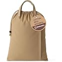 LFH Home Large Premium Cotton Rich Canvas Laundry Bag with Drawstring and Handles Heavy Duty, Multi-Use, and Washable for Home, Travel, College or Storage 28x36 (Pack of 4)-Beige