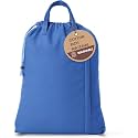 LFH Home Large Premium Cotton Rich Canvas Laundry Bag with Drawstring and Handles Heavy Duty, Multi-Use, and Washable for Home, Travel, College or Storage 28x 40 (Pack of 6)-Sky Blue