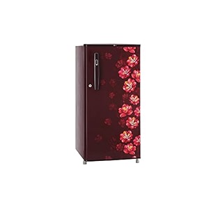 lg 190 liters 2 star direct cool single door refrigerator_scarlet jasmine b199osjb_red
