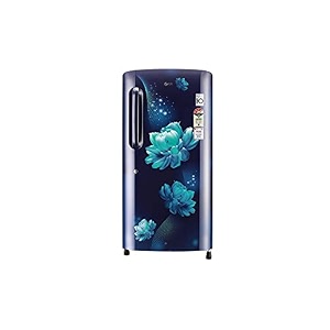 lg 215 l 4 star inverter direct-cool single door refrigerator gl-b221abcy blue pack of 1