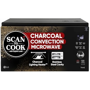 lg 32 l scan to cook wi-fi enabled charcoal convection healthy microwave oven mjen326uiw black - regal pattern heart friendly recipes pasteurized milk ghee diet fry amp 360 motorised rotisserie