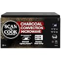 LG 32 L Scan to Cook Wi-Fi Enabled Charcoal Convection Healthy Microwave Oven (MJEN326UIW, Black - Regal Pattern, Heart Friendly Recipes, Pasteurized Milk, Ghee, Diet Fry & 360° Motorised Rotisserie)