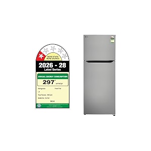 lg 446 l 1 star frost-free convertible double door refrigerator glt4416ccpz shiny steel multi air flow amp door cooling