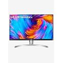 LG - 27Ul650, 27 Inch (68.58 Cm) 4K-Uhd 3840 X 2160 Pixels, Vesa Display HDR 400 Led Monitor with IPS Panel, Radeon Freesync, Height/Pivot/Tilt Adjustable Stand, Hdmi X 2, Display Port (White)