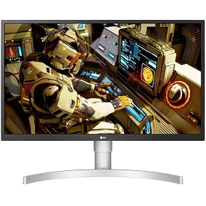 lg 69 cm27 inches lcd 4k-uhd 3840 x 2160 pixels hdr 10 monitor with ips panel for designing radeon freesync heightpivottilt adjustable stand hdmi x 2 display port- 27ul550 white
