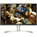 LG 69 cm/27 inches LCD 4K-UHD 3840 x 2160 Pixels HDR 10 Monitor with IPS Panel for Designing, Radeon FreeSync, Height/Pivot/Tilt Adjustable Stand, HDMI x 2, Display Port- 27UL550 (White)