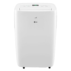 lg 7000 btu portable air conditioner 115v cools 300 sqft 1239 x 2539 room size portable air conditioner for home with quiet operation lcd remote control and window installation kit white