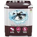 LG 8.5 kg 5 Star Semi-Automatic Top Load Washing Machine (P8530SRAZ, Burgundy, Roller Jet Pulsator)