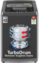 LG 8 kg 5 Star Smart Inverter TurboDrum | Punch + 3 Fully Automatic Top Load Black (T80SKMB1Z)