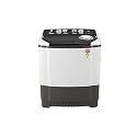 LG 8 Kg, 5 Star, Roller Jet Pulsator, Semi-Automatic Top Loading Washing Machine (P8015SGAZ, Dark Gray, Better wash with effective scrubbing, Wind Jet Dry, Rat Away Feature, 5 Year Motor Warranty)