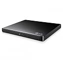 LG GP65NB60 8X USB 2.0 Super Multi Ultra Slim Portable DVD Writer Drive +/-RW External Drive with M-DISC Support - Black