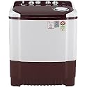 LG P8035SRAZ 8 kg Semi Automatic Washing Machine Appliance, White