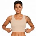 LGBT UNICORNS Chest Binder Trans FTM, Adjustable Bindfree Sizing Design, Skin-Friendly & Breathable, Nipple Covers Built-in
