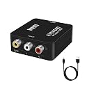 RCA to HDMI Converter, AV to HDMI CVBS Adapter 720p/1080P for Retro Games, TV, VCR, PS1, PS2, DVD, PAL/NTSC