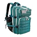 LHI Military Tactical Backpack for Men and Women 45L Army 3 Days Assault Pack Bag Large Rucksack with Molle System Dark green