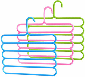 lhmed 5 layer clothes hanger wardrobe storage organizer rack set of 833lx1bx32h cm plastic dress pack of 8 hangers for  dress