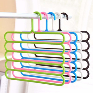lhmed 5 layer clothes hanger wardrobe storage organizer rack set of 633lx1bx32h cm plastic dress pack of 6 hangers for  dress