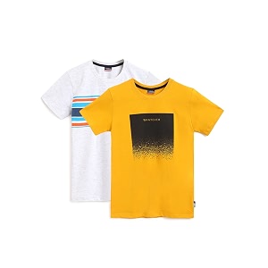 Lil Tomatoes Boys Cotton Combo T-Shirt