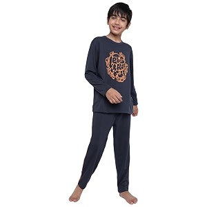 lil tomatoes boys 100 cotton light winter night suit  full sleeve t-shirt amp pyjama set  soft amp breathable sleepwear  716 years