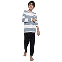 Li’l Tomatoes Boys 100% Cotton Light Winter Night Suit | Full Sleeve T-Shirt &amp; Pyjama Set | Soft &amp; Breathable Sleepwear | 7–16 Years