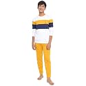 Li’l Tomatoes Boys 100% Cotton Light Winter Night Suit | Full Sleeve T-Shirt &amp; Pyjama Set | Soft &amp; Breathable Sleepwear | 7–16 Years